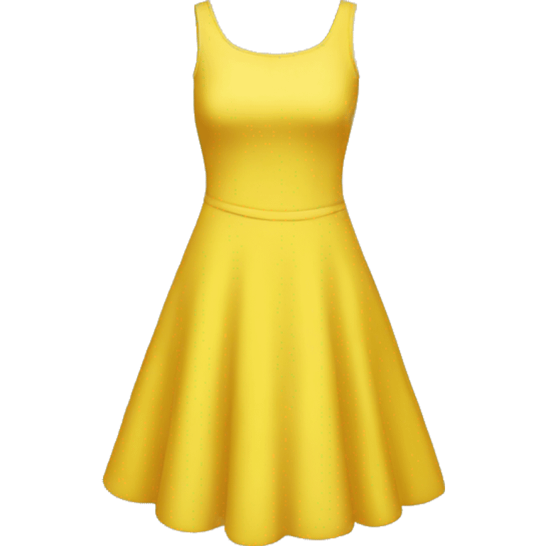 Yellow dress emoji