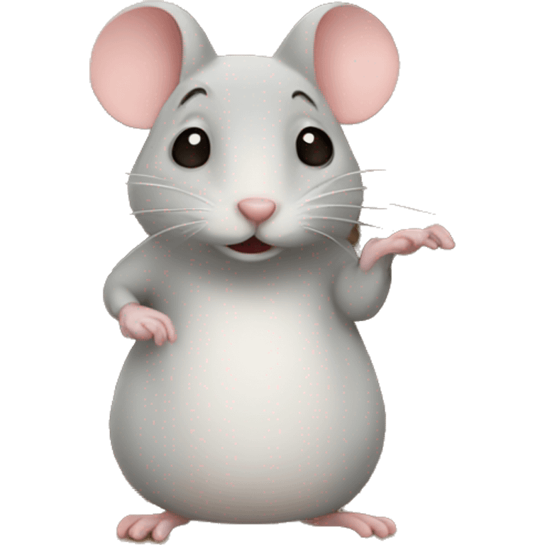 Mouse in a house emoji