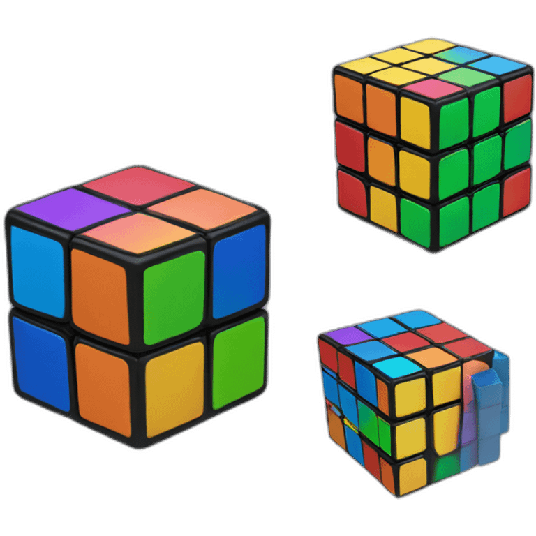 Rubik's cube emoji