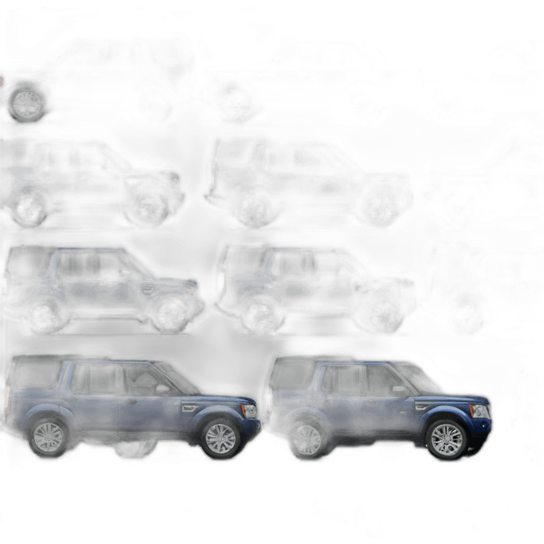 Land Rover Discovery 3 Navy blue emoji