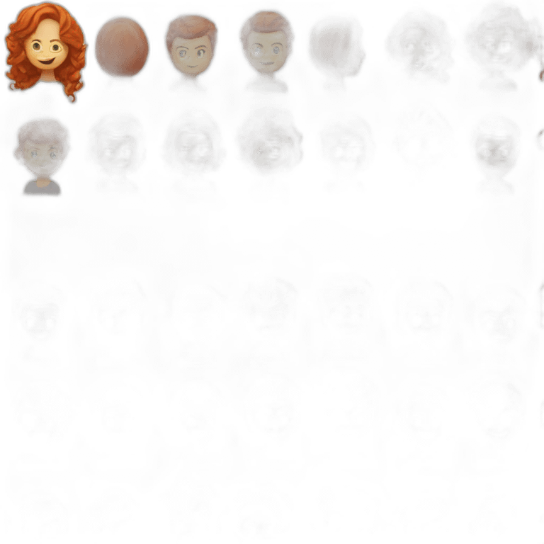 A hairdresser misses the hairstyle of a redheaded boy emoji