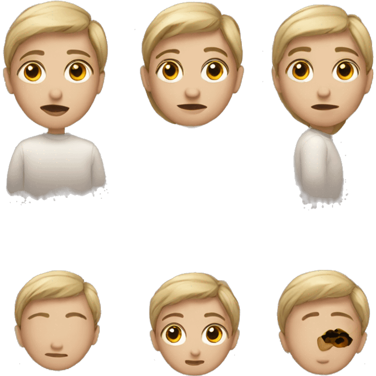 Obrażona dziewczyna emoji