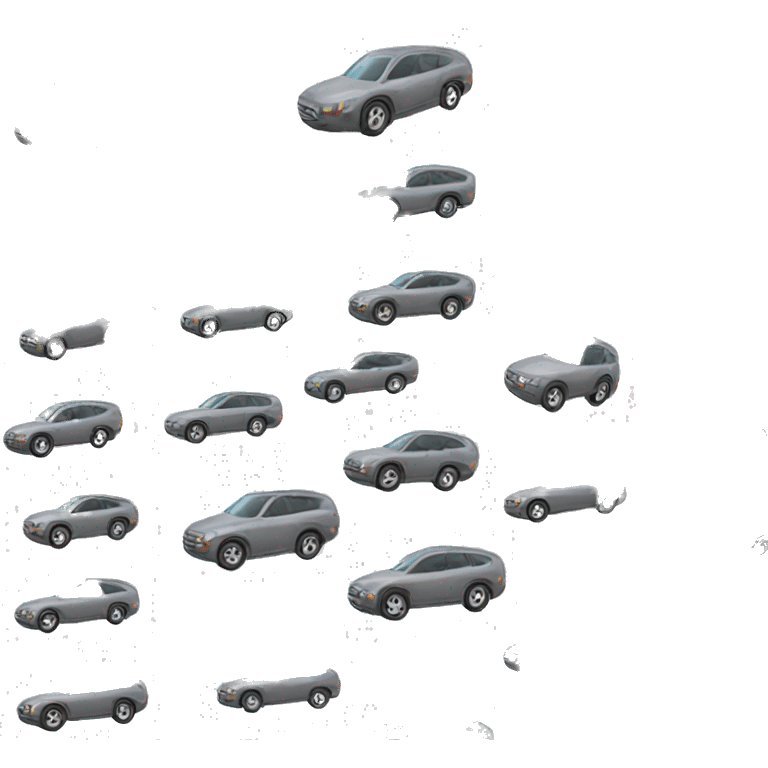 grey car emoji