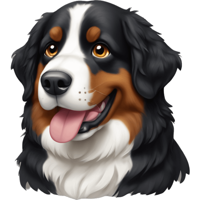 Bernese Mountain Dog emoji