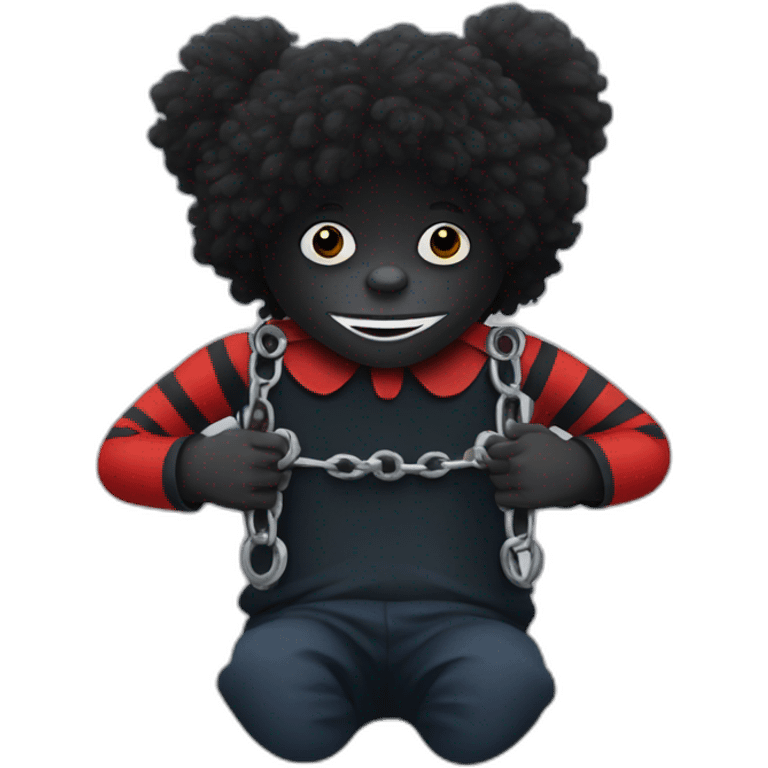 golliwog shackled emoji