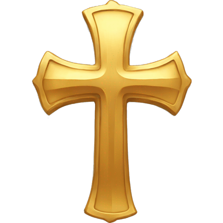 Golden cross emoji