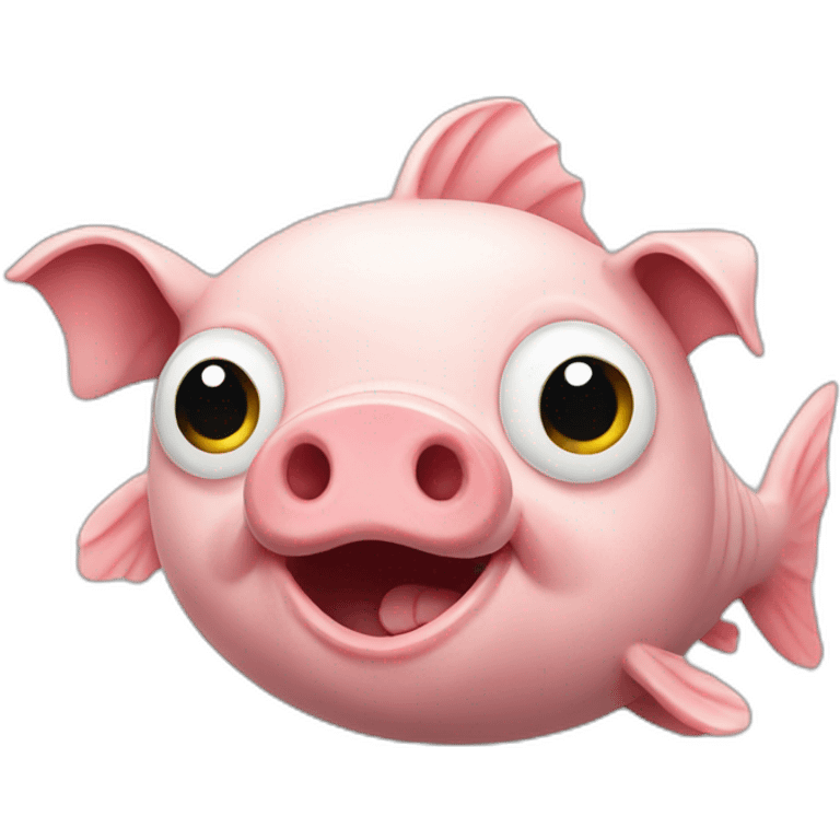 Pig-fish emoji