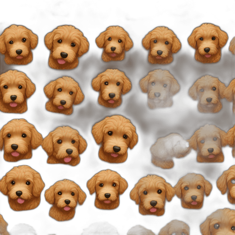 reddish-goldendoodle-puppy emoji