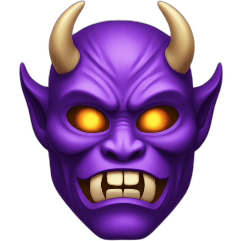 purple oni mask emoji