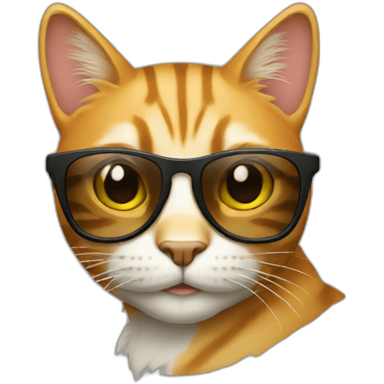 A cool cat emoji