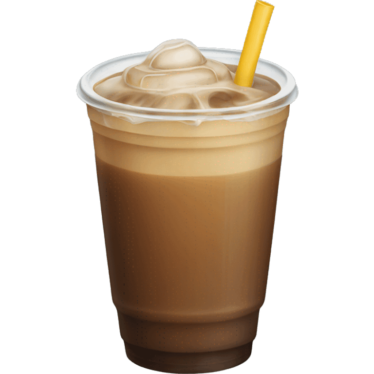 Iced coffee emoji