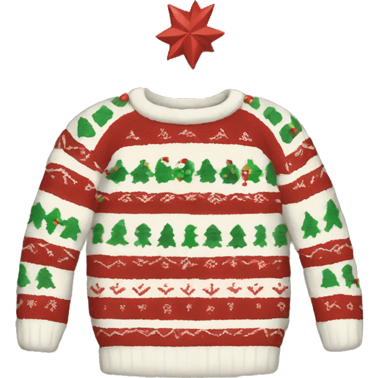 Christmas sweater  emoji