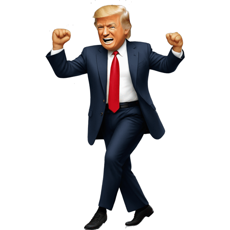 Trump dancing emoji