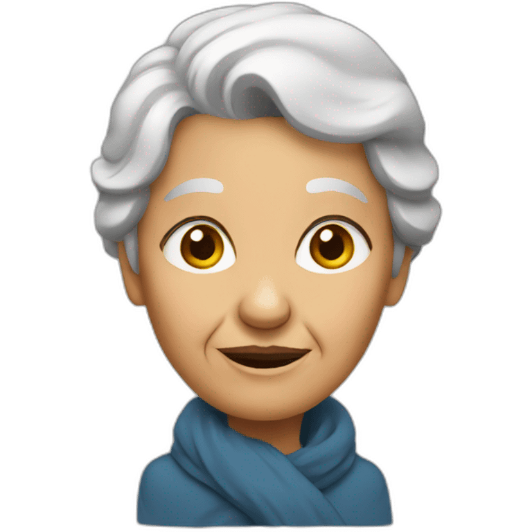 old woman emoji