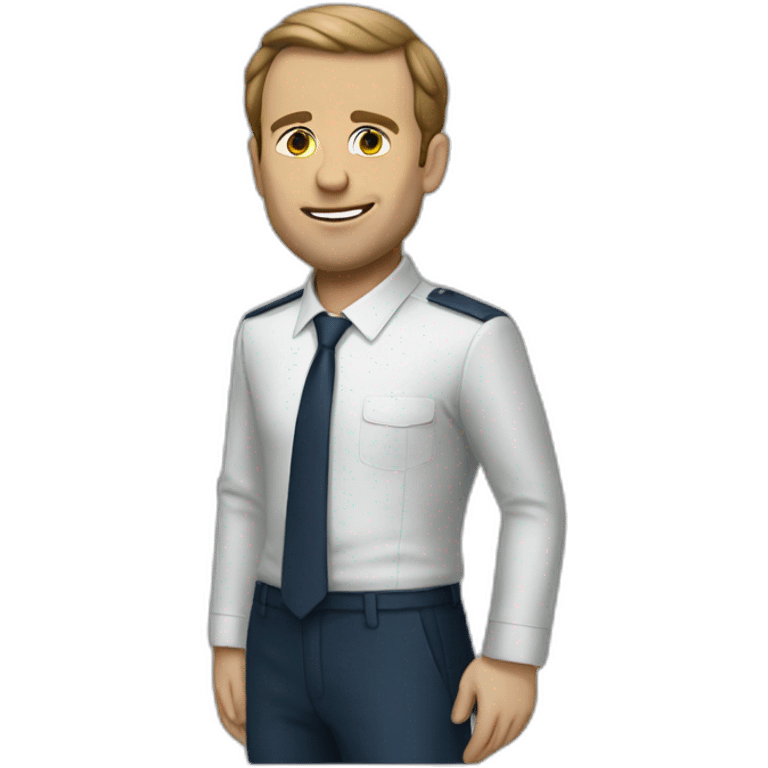 Macron un Summer clothes emoji