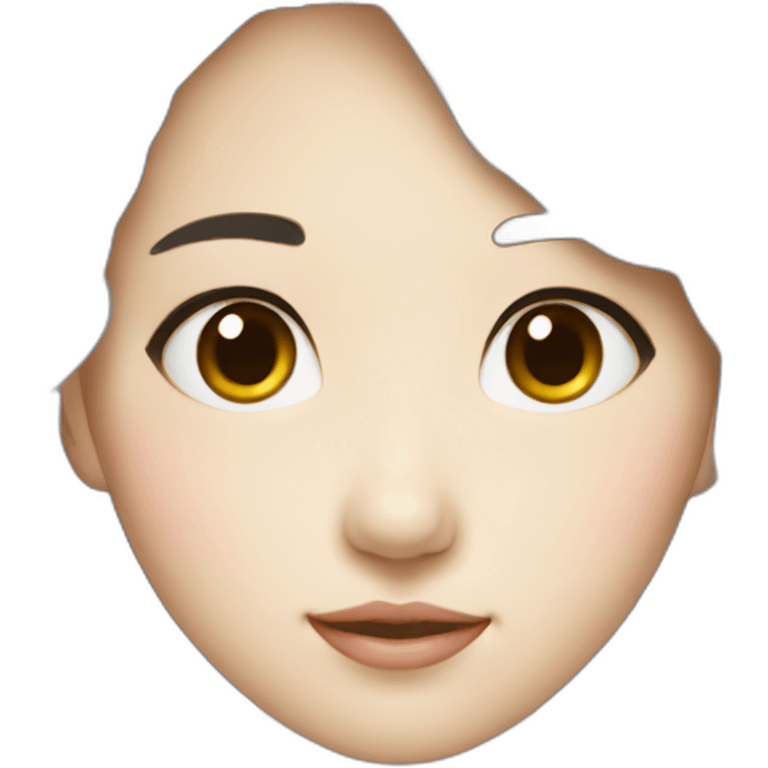 pretty korean girl emoji