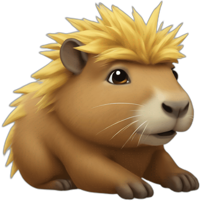 capybara super saiyan emoji