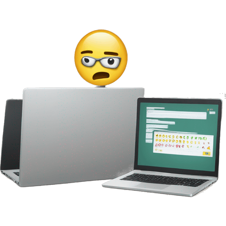 laptop coding build fail error emoji