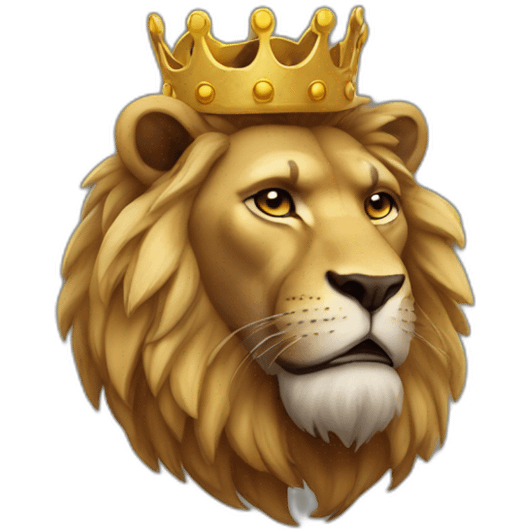 King of jungle emoji