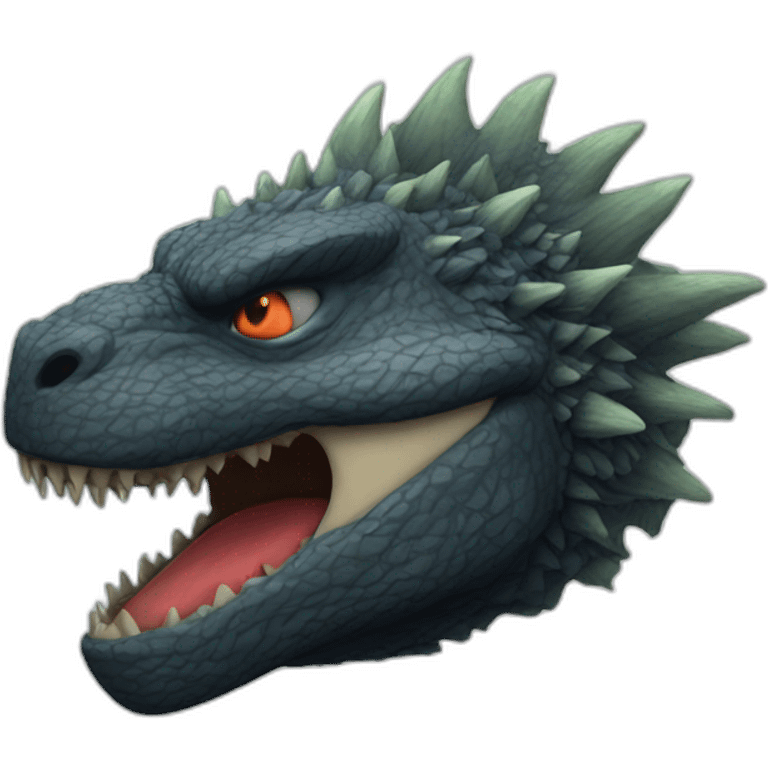 godzilla head emoji