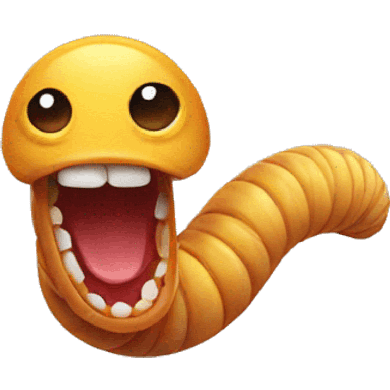 worm emoji