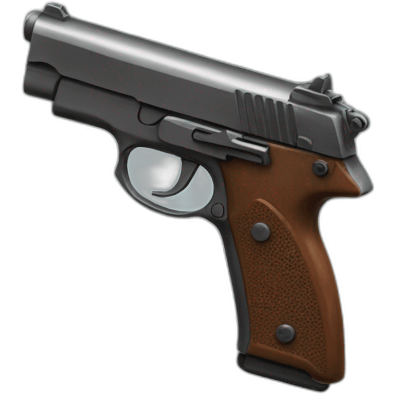 modern pistol emoji