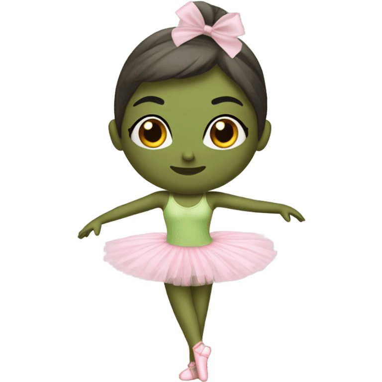 olive ballerina tutu emoji