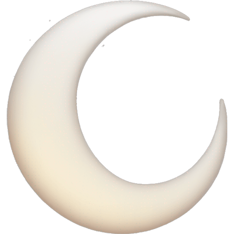 crescent moon beautiful emoji