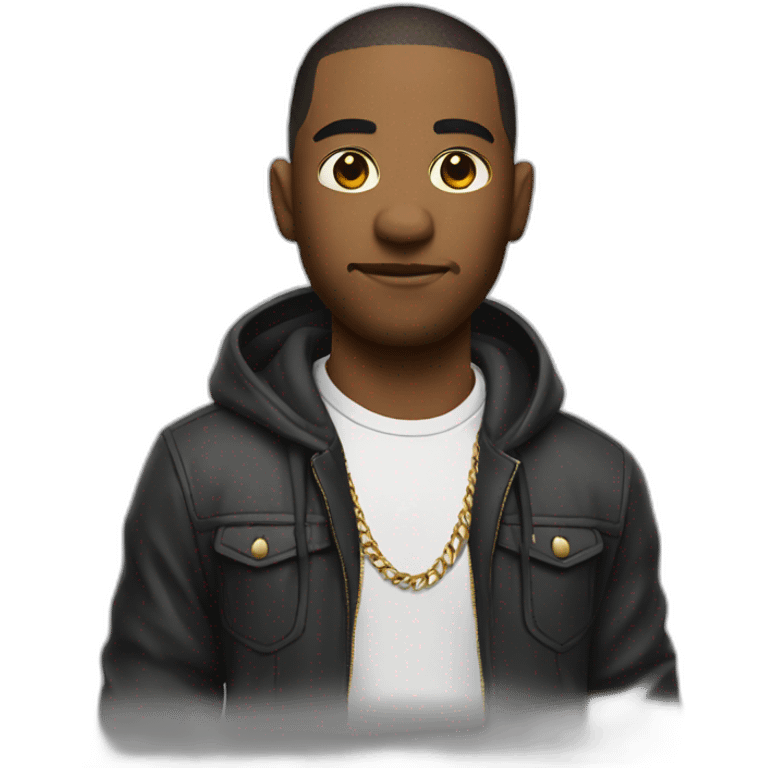 Game character hiphop emoji