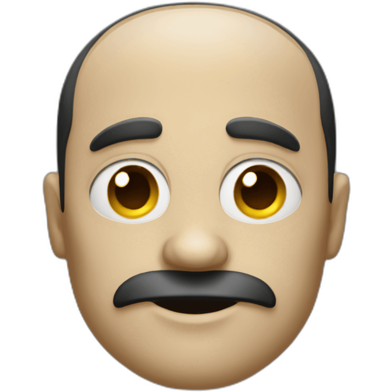 big head gotic man emoji