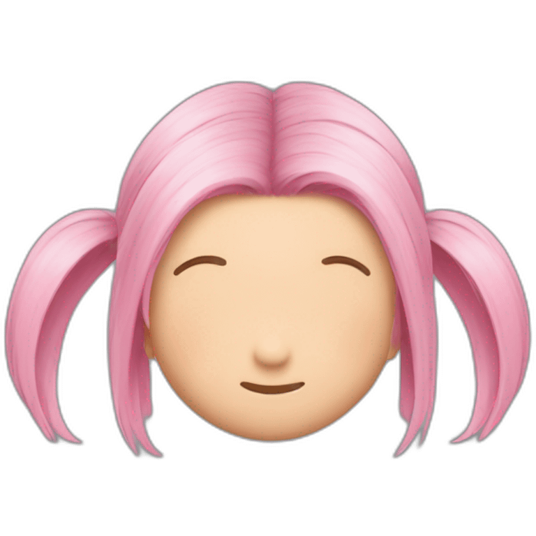 PIG TAIL HAIRSTYLE  emoji