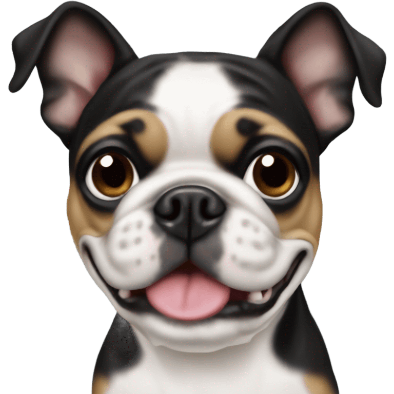 Boston terrier pug mixed breed emoji