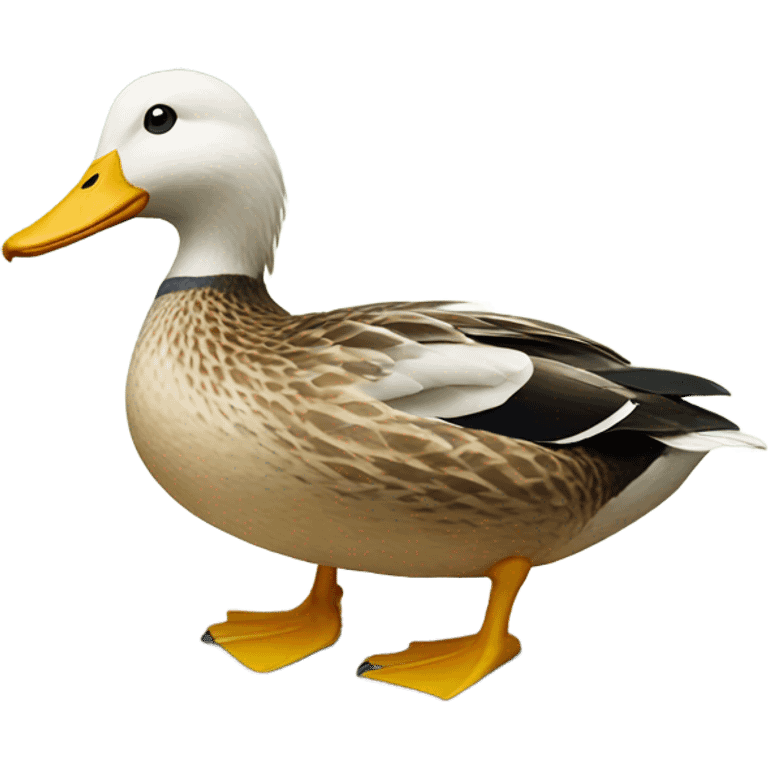 Duck on travels  emoji