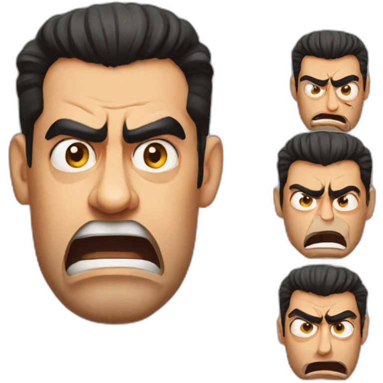 Salman khan angry face emoji