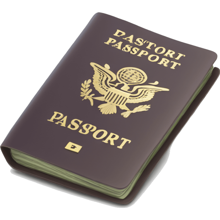 US travel passport  emoji