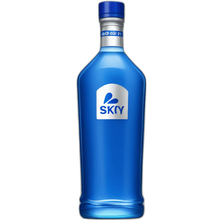 Skyy vodka bottle  emoji