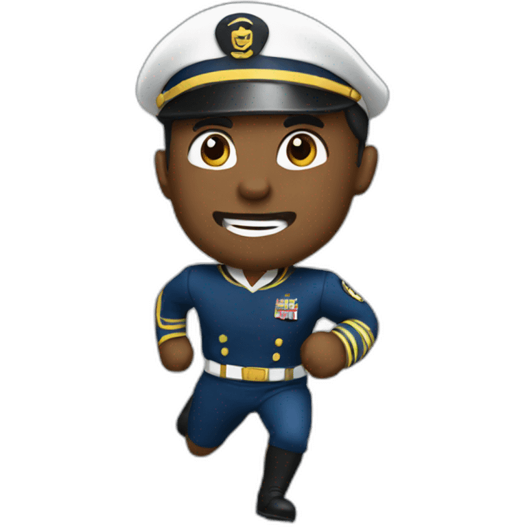 captain running emoji