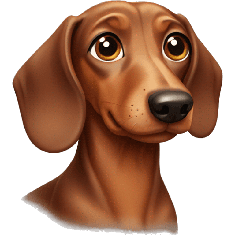 Dachshund dog emoji