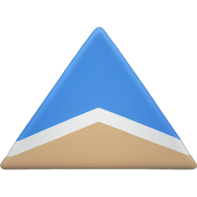 blue triangle flag emoji