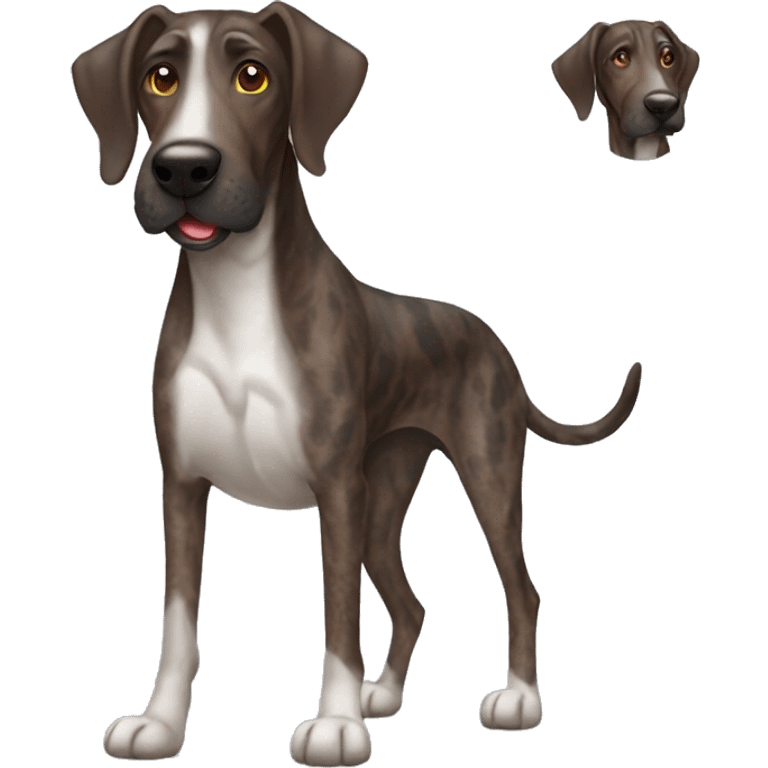 Brindle plott hound emoji