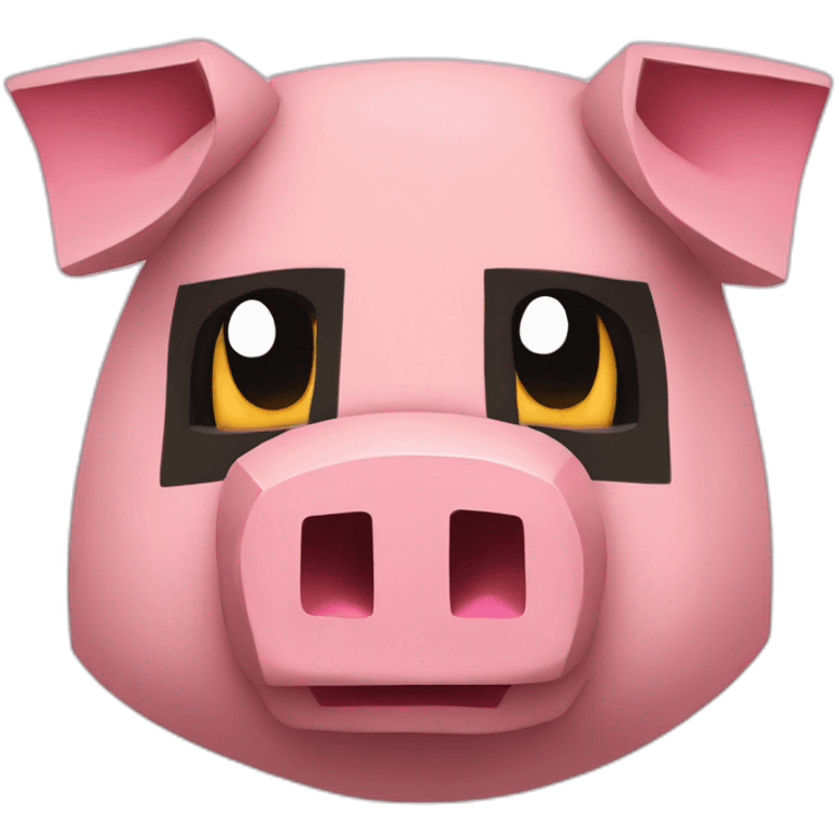 minecraft pig emoji