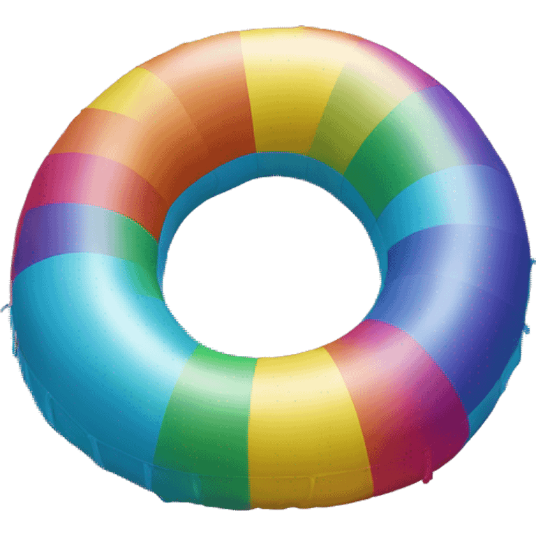 rainbow floatie emoji