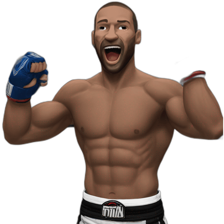 benoit saint denis mma victory emoji