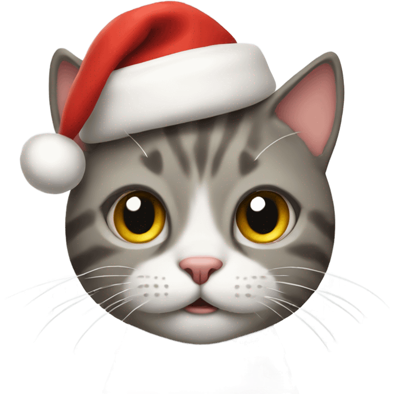 Christmas cat emoji