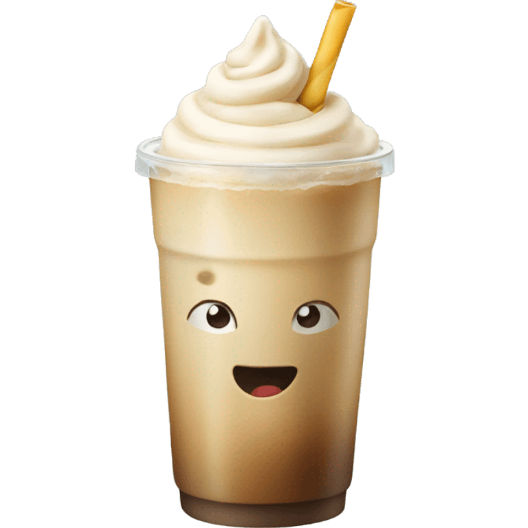 Ice latte emoji