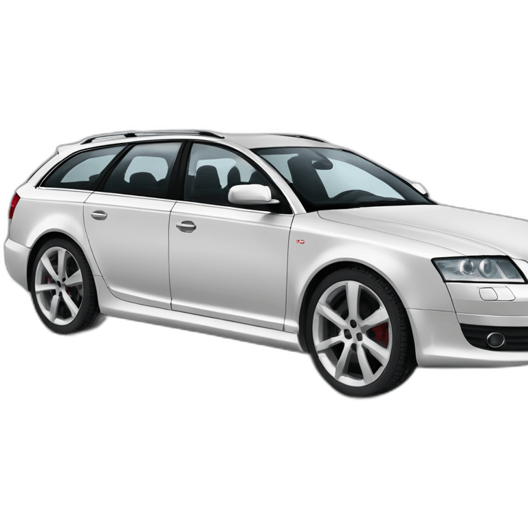 Audi a6c6 avant black emoji