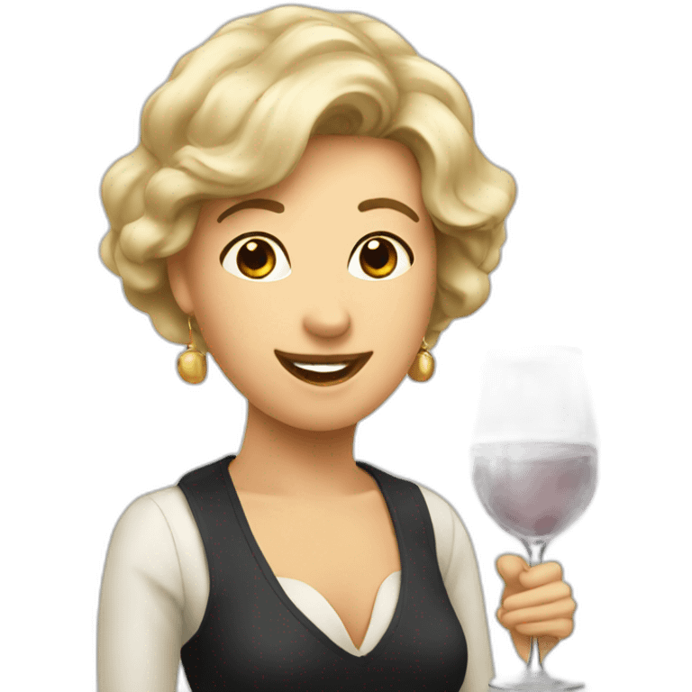 wine tasting fancy emoji