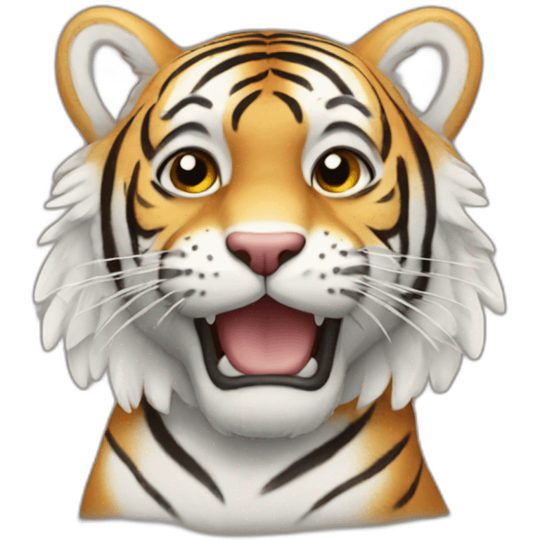 Angel tiger emoji