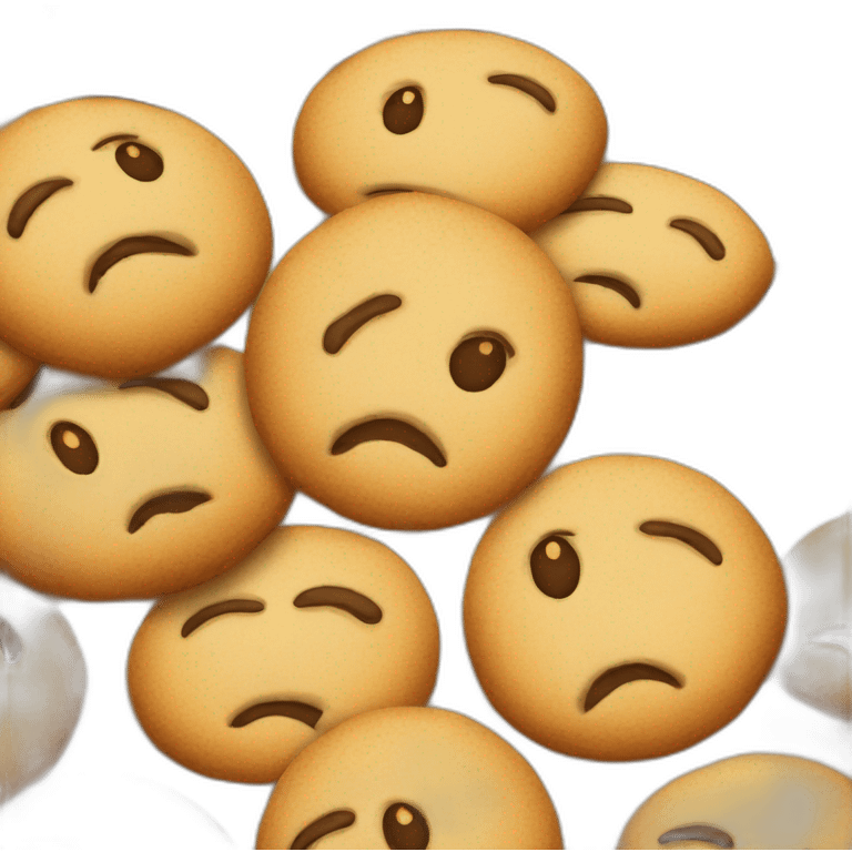 sad cookie emoji