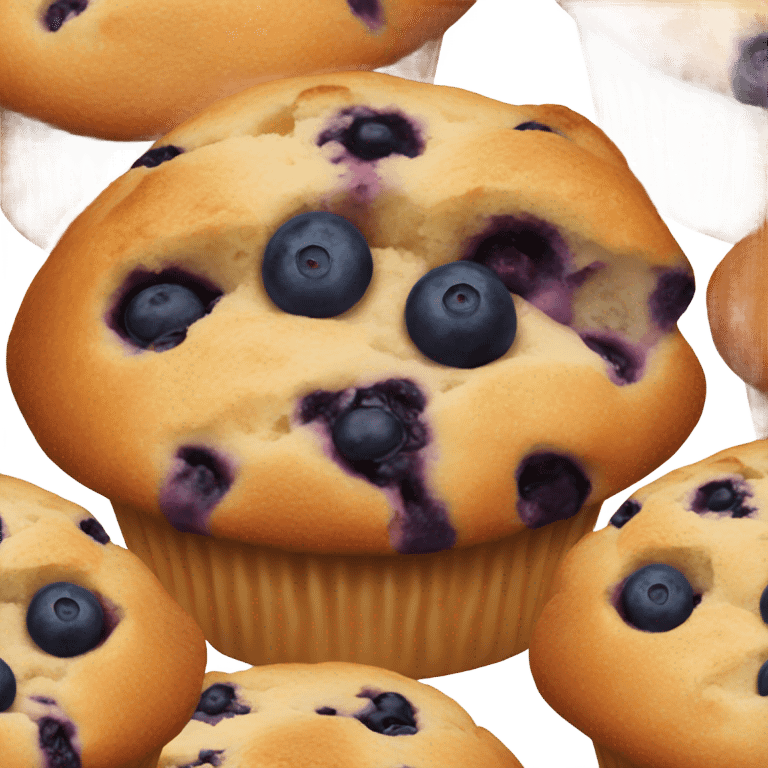 Blueberry muffin  emoji